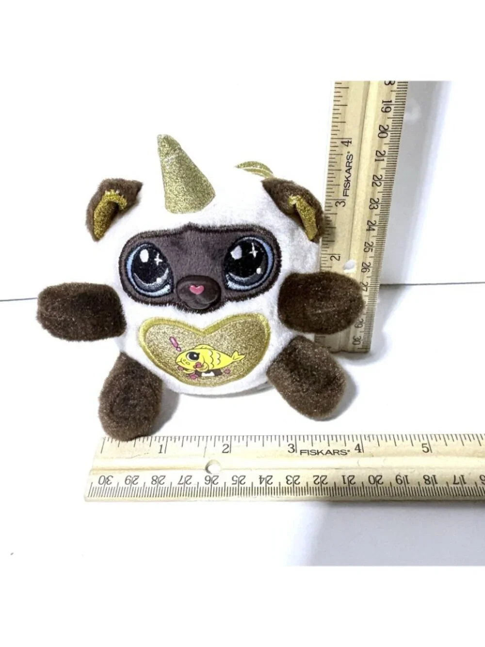 ZURU Kittycorn Plush 4” Rainbocorns Siamese Cat Yaxi Toy Animal Collectible